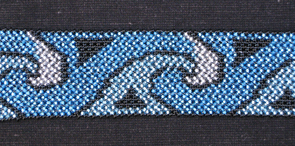 Front edge beadwork