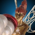 "Bubbles" bronze fairy sculpture by Gary Persello